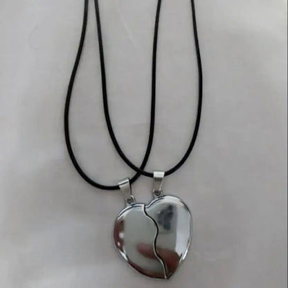 Matching Heart Couple Necklace