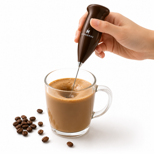 Powerful, rechargeable, and easy to use. Create smooth, velvety foam anytime with this handheld electric milk frother.