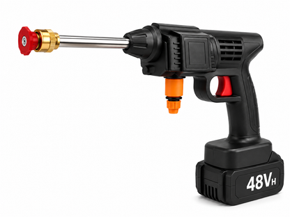 48V Cordless Portable Pressure Washer Kit with 2 Batteries