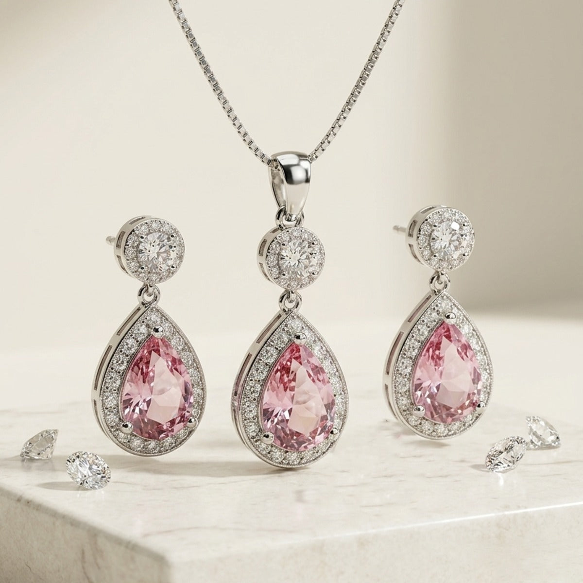 The Crimson Jewelry Drop Set