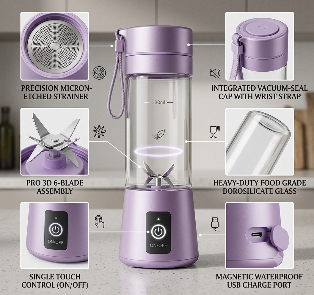 Fresh Juice™ Portable Blender 380ml