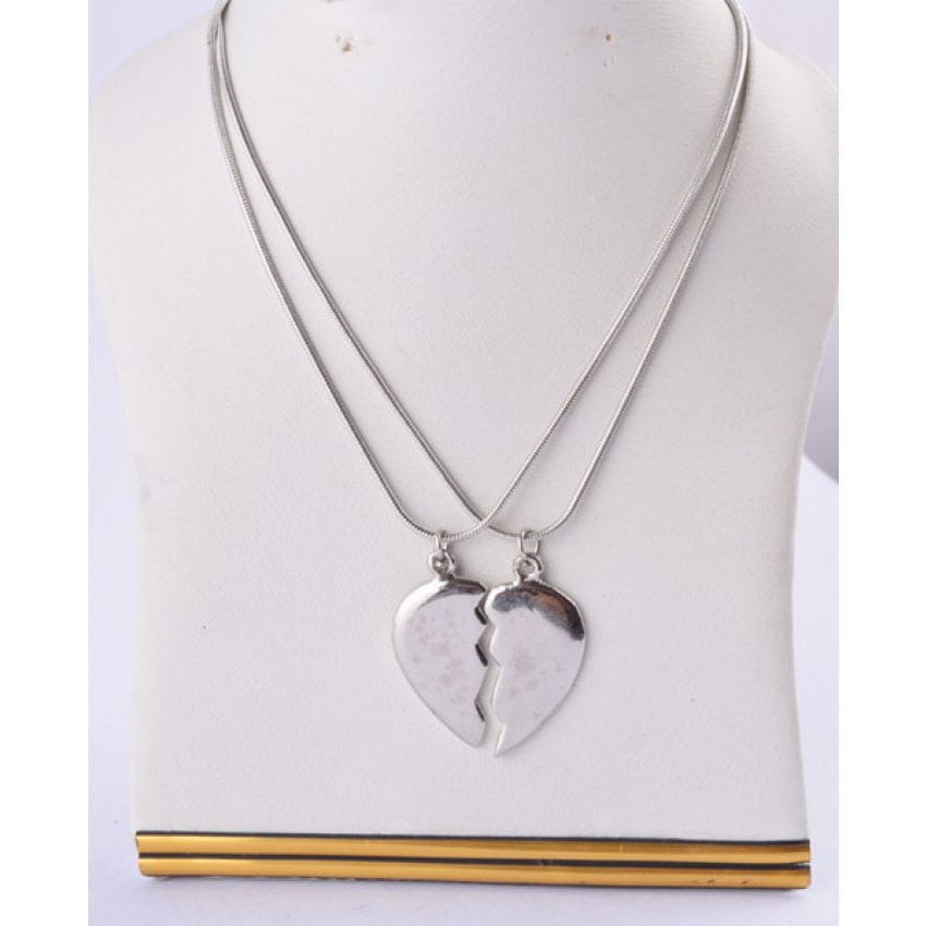 Matching Heart Couple Necklace