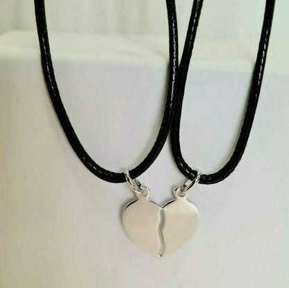 Matching Heart Couple Necklace