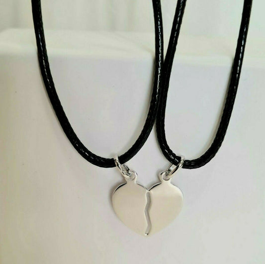 Matching Heart Couple Necklace